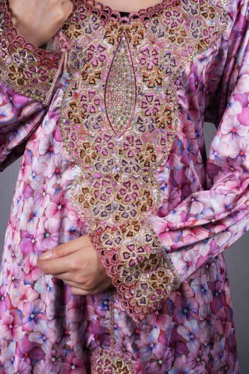 Blossom Radiance: The Floral Elegance Mukhawar