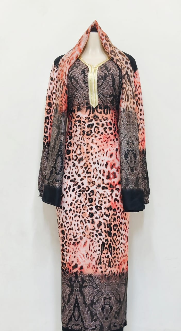 Elegant Arabic Maxi Dress LA18