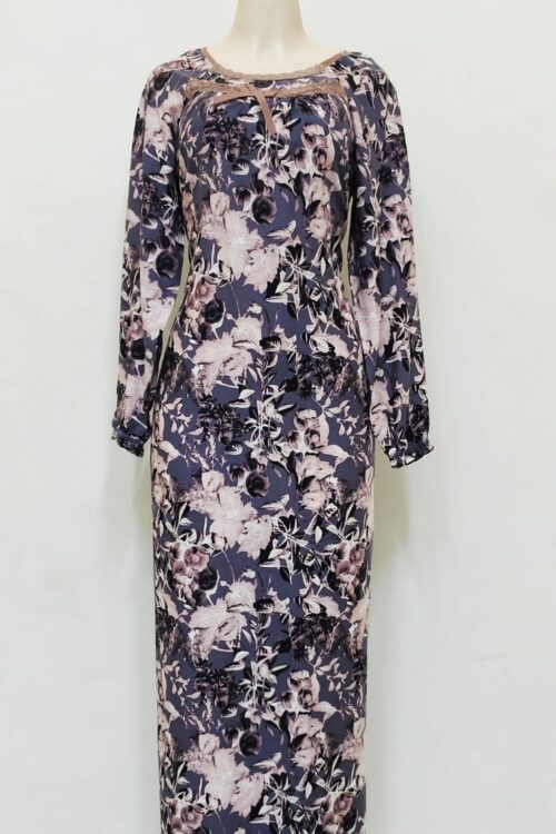 Elegant Arabic Maxi Dress LA05